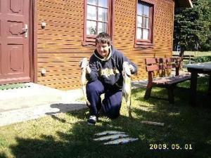 Domácí mazlíčci ubytovaní s hosty v ubytování Ferienwohnung Gehrmann In Nossentiner Hütte