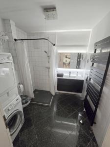 Koupelna v ubytování Modernes Apartment mit XL-Balkon + 8 fotografií