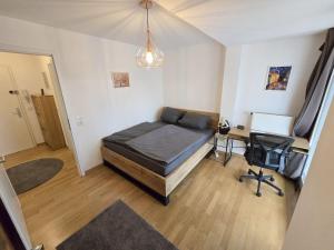 Χώρος καθιστικού στο Modernes Apartment mit XL-Balkon +9 φωτογραφίες