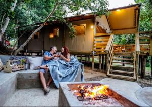 Επισκέπτες που μένουν στο AfriCamps Hoedspruit