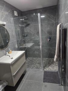 Koupelna v ubytování Kilgar gardens