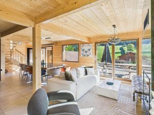 Χώρος καθιστικού στο Chalet METCY 12 pers, Jacuzzi, 8km Gerardmer