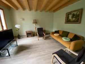 Χώρος καθιστικού στο Villelongue