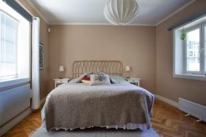 Ένα ή περισσότερα κρεβάτια σε δωμάτιο στο Charming house by the sea