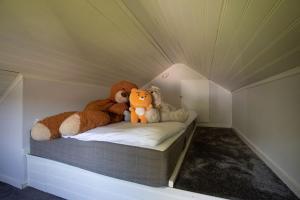 Ένα ή περισσότερα κρεβάτια σε δωμάτιο στο Charming house by the sea