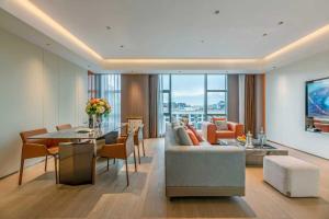 Χώρος καθιστικού στο Xiamen Weir Hotel