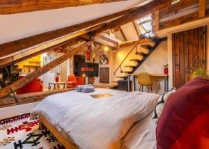 Posezení v ubytování The Cozy Main Square Rooftop