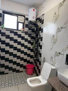 Koupelna v ubytování Hotel Sacred Roots