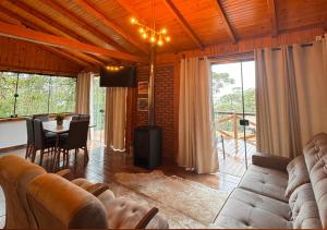 Posezení v ubytování Fazenda Santa Rita Turismo Rural