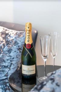 Nápoje v ubytování Hanza Tower DELUXE STUDIO 19 with POOL & SPA