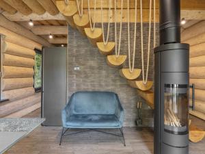 Χώρος καθιστικού στο Chalet KuŘíp by Interhome