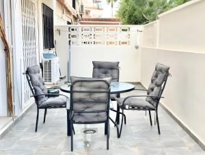 Χώρος καθιστικού στο Lopimar Aurora