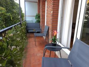 Balkón nebo terasa v ubytování Piso en San Sebastián Anoeta