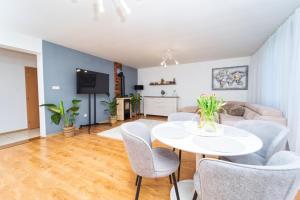 Kuchyň nebo kuchyňský kout v ubytování D Apartments Čadca Centrum