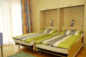 Cama o camas de una habitación en Gasthof Bader