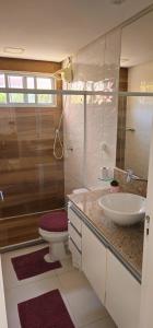 Ένα μπάνιο στο Apartamento 2 quartos vila velha Edifício Jacaranda 101
