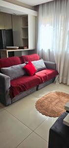 Χώρος καθιστικού στο Apartamento 2 quartos vila velha Edifício Jacaranda 101