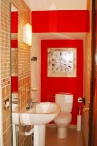 Koupelna v ubytování Casa Golfin