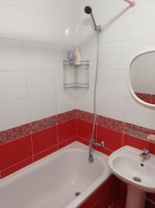 Koupelna v ubytování Квартира Данченко 14 отчетные документы