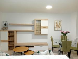 Posezení v ubytování El Rincon de Riera