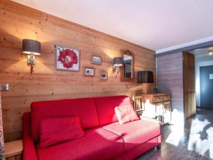 Χώρος καθιστικού στο Studio cosy, ski au pied, terrasse, garage, WIFI - FR-1-437-66