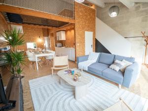 Posezení v ubytování Loft Médoc 8 pers - Balnéo, filet & châteaux