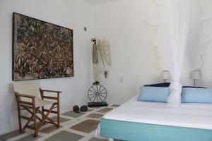 Postel nebo postele na pokoji v ubytování Artistic Villa