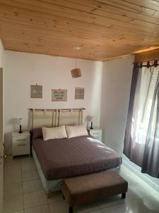 Postel nebo postele na pokoji v ubytování Casa Mirta Frente