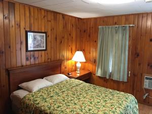 Postel nebo postele na pokoji v ubytování Doray Motel Lake George