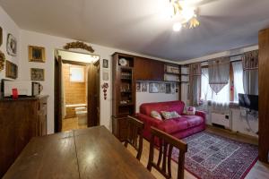 Χώρος καθιστικού στο Bilocale Fiocco Di Neve +9 φωτογραφίες