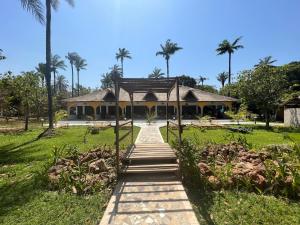 Zahrada ubytování AbCa's Creek Lodge