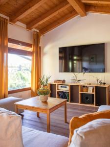 Μια τηλεόραση ή/και κέντρο ψυχαγωγίας στο Charming Villa In The Eastern Hills Of Friuli