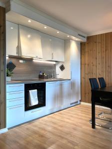 Η κουζίνα ή μικρή κουζίνα στο Apartment in Gol Skisenter