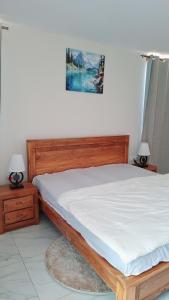 Ένα ή περισσότερα κρεβάτια σε δωμάτιο στο Unique Villa +8 φωτογραφίες