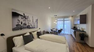 Posezení v ubytování ecHo Apartments & SPA