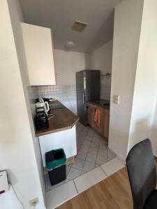 Kuchyň nebo kuchyňský kout v ubytování Gemütliche Wohnung für 3 Personen