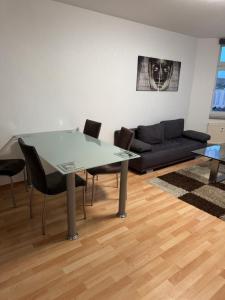 Posezení v ubytování Gemütliche Wohnung für 3 Personen