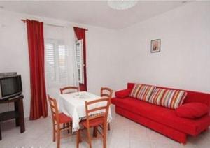 Posezení v ubytování Kleines Apartment Emil Bordo