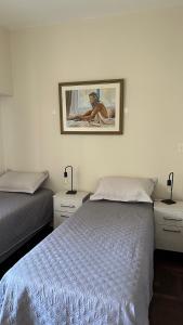 Postel nebo postele na pokoji v ubytování olitas de mar