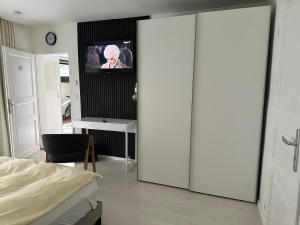 Televiisor ja/või meelelahutuskeskus majutusasutuses 200m vom Alten Rathaus Bamberg