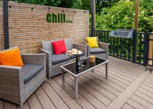 Χώρος καθιστικού στο Raywell Hall Country Lodges