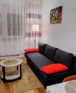 Istumisnurk majutusasutuses Apartament Gardena Olsztyn