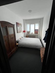 Postel nebo postele na pokoji v ubytování Ground floor