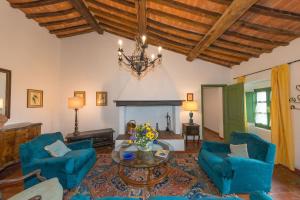 Χώρος καθιστικού στο La Vivaldina Country House with Pool, Val di Cornia