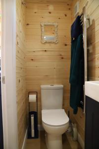 Ένα μπάνιο στο Burnside of Ae Glamping Shepherd's Hut