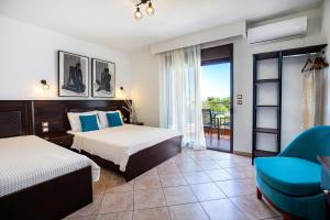 Ένα ή περισσότερα κρεβάτια σε δωμάτιο στο Studios Lotos +74 φωτογραφίες