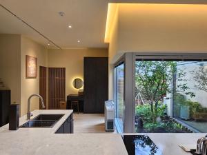 Η κουζίνα ή μικρή κουζίνα στο 제주 이루후제