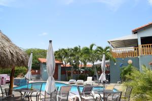 Πισίνα στο ή κοντά στο La Felicidad Aruba