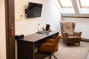 Μια τηλεόραση ή/και κέντρο ψυχαγωγίας στο Apartmány na Bašte