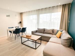 Χώρος καθιστικού στο Appartement lumineux avec balcon Parking privé